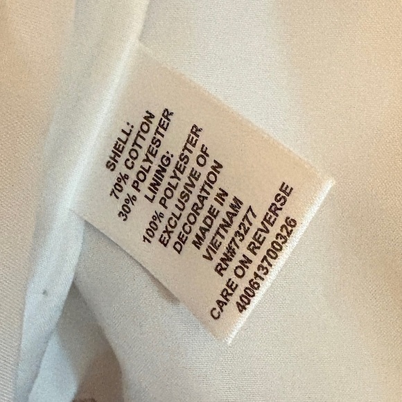 Elle Women's Checkered Blazer - White and Black - Picture 14 of 14